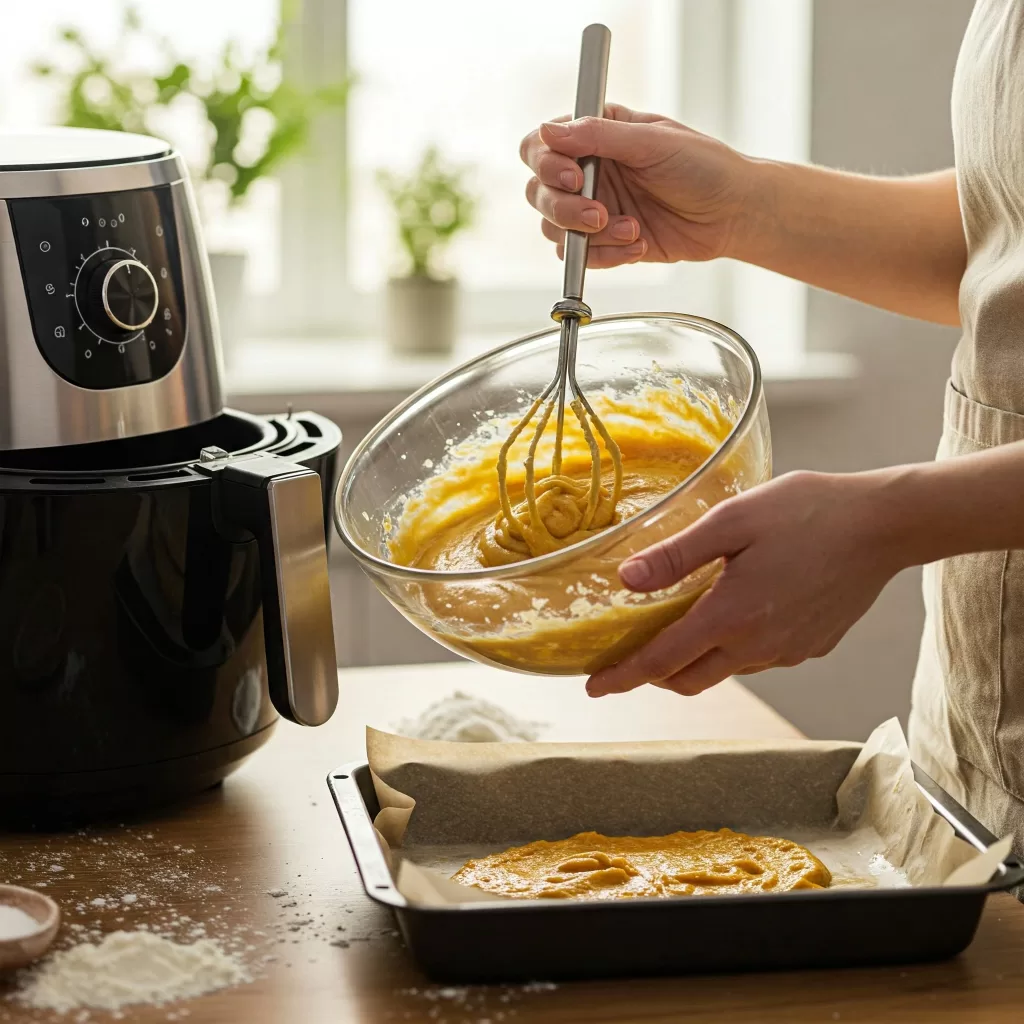 Bolo baeta na airfryer - receita passo a passo