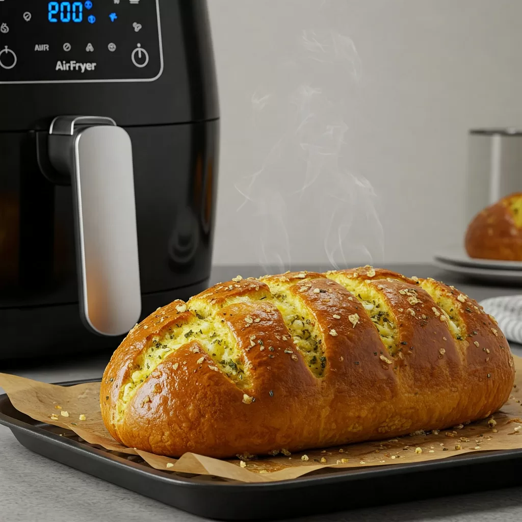 Pao de Alho na Air Fryer