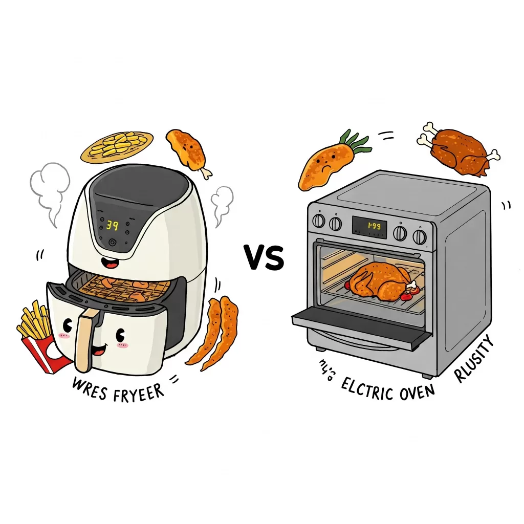 Diferença Forno Elétrico e Airfryer