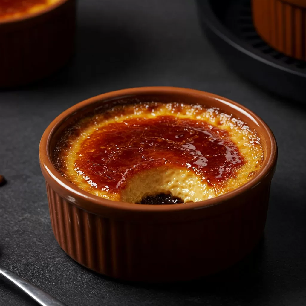 Pudim de Café na Air fryer - receita passo a passo