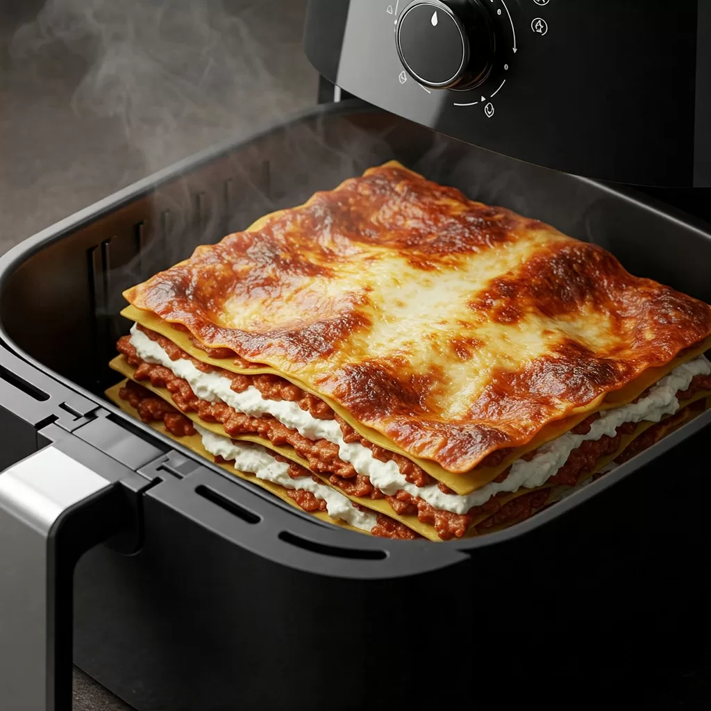 Lasanha na Air fryer