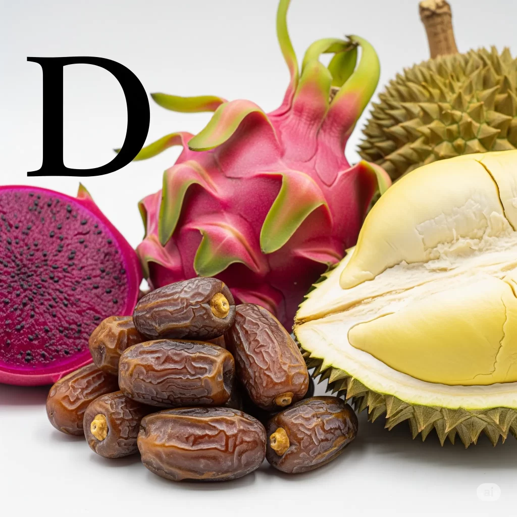frutas com d