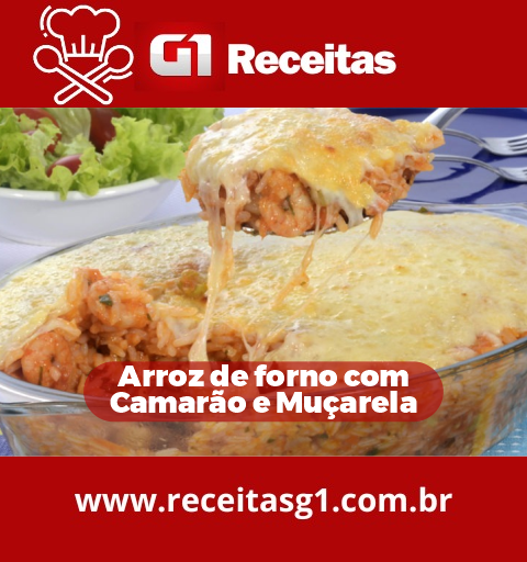 Resumo: O arroz de forno com camarão e muçarela é uma refeição reconfortante e cheia de sabor, perfeita para uma ocasião especial ou para uma refeição em família. Nesta receita, vamos aprender a preparar um prato cremoso e irresistível, que combina a suculência do camarão com a cremosidade do queijo muçarela e a textura macia do arroz. Com ingredientes simples e um método de preparo fácil, esta receita se tornará uma favorita em sua casa. Prepare-se para desfrutar de uma explosão de sabores em cada garfada deste delicioso arroz de forno com camarão e muçarela.