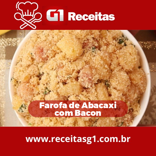 Resumo: A farofa de abacaxi com bacon é uma combinação deliciosa e inusitada que adiciona um toque tropical e crocante às suas refeições. Perfeita como acompanhamento para churrascos, carnes assadas ou até mesmo pratos do dia a dia, esta farofa combina a doçura do abacaxi com a crocância e o sabor defumado do bacon. Nesta receita, vamos aprender a fazer uma farofa fácil e rápida, que é cheia de sabor e vai surpreender seus convidados. Prepare-se para descobrir uma nova maneira de apreciar este clássico da culinária brasileira.