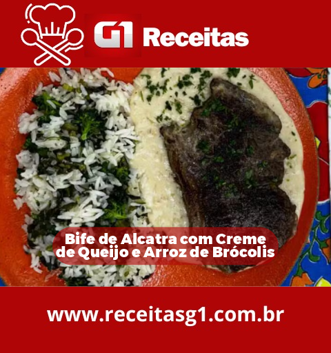 Resumo: O bife de alcatra com creme de queijo acompanhado de arroz de brócolis é uma refeição completa e sofisticada que combina sabores ricos e texturas variadas. A suculência do bife de alcatra, o cremoso e saboroso creme de queijo, e o arroz nutritivo e verde de brócolis tornam este prato perfeito para ocasiões especiais ou para um jantar em família. Aprenda a preparar esta receita deliciosa e impressione seus convidados com uma refeição equilibrada e cheia de sabor.