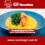 Ragu de fraldinha com polenta