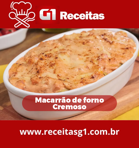 Resumo: O macarrão de forno cremoso é um prato reconfortante e prático que agrada a toda a família. Feito com ingredientes simples e um molho branco cremoso, ele é perfeito para um jantar especial ou uma refeição do dia a dia. Vamos aprender a preparar esta receita deliciosa que combina a suculência do macarrão com a cremosidade do molho, resultando em um prato irresistível.